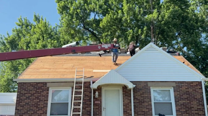 2 Roof Replacements on the Same Street on the Same Day! Before and After